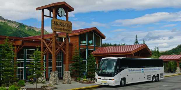 Park Connection bus at Denali Park