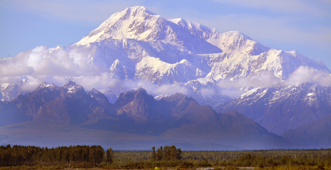 View of Mt. Denali from Talkeetna.