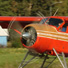 Alaska bush plane landing at Lake Hood in Anchorage.