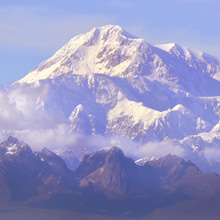 View of Mt. Denali from Talkeetna.